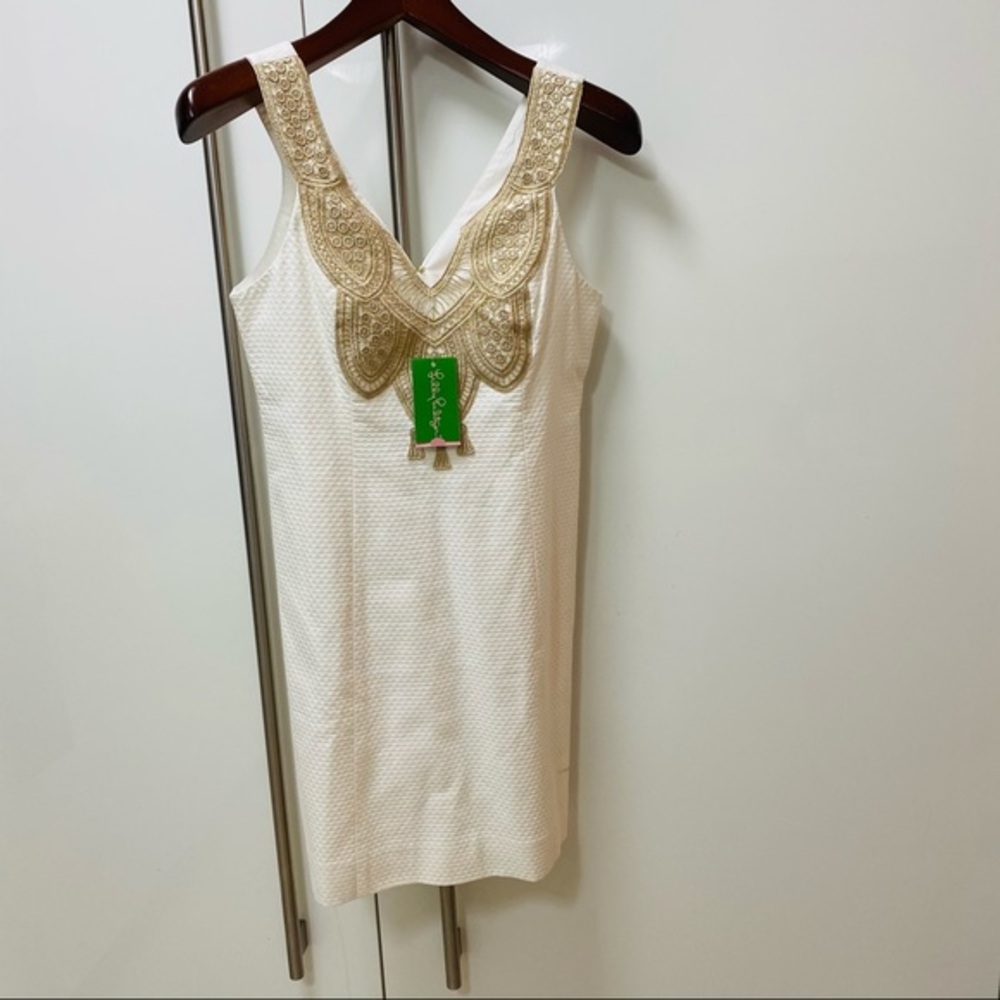 NWT Lilly Pulitzer Largo Shift Resort White Size 2